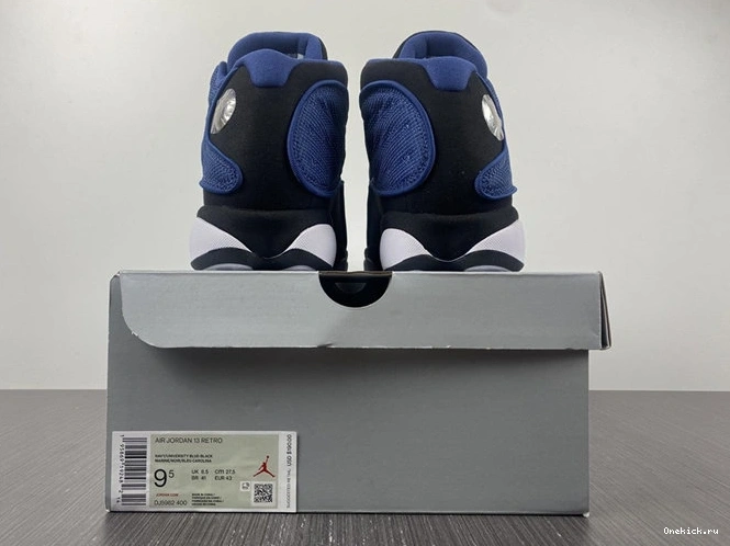 One Kick Jordan 13 Blue Bold DJ5982- Brave Retro 4169 1013